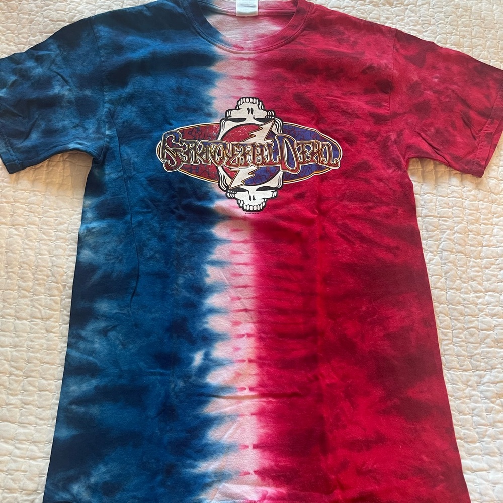 Liquid Blue Grateful Dead Steal Your Face Flipside tee